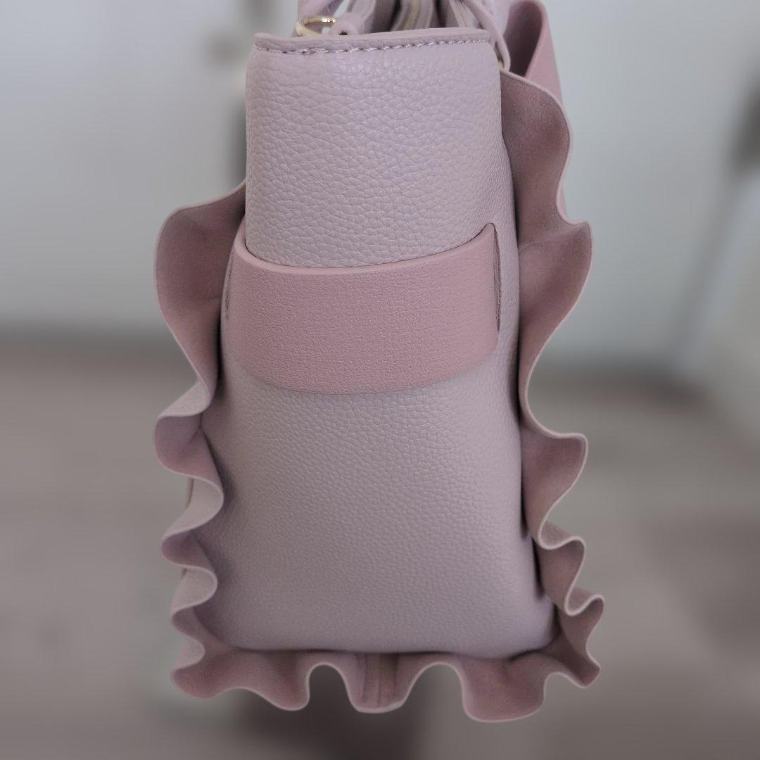 新品　タグ付き　ブロッサムリボンフラッター　ハンドバッグ　サマンサベガ ピンク