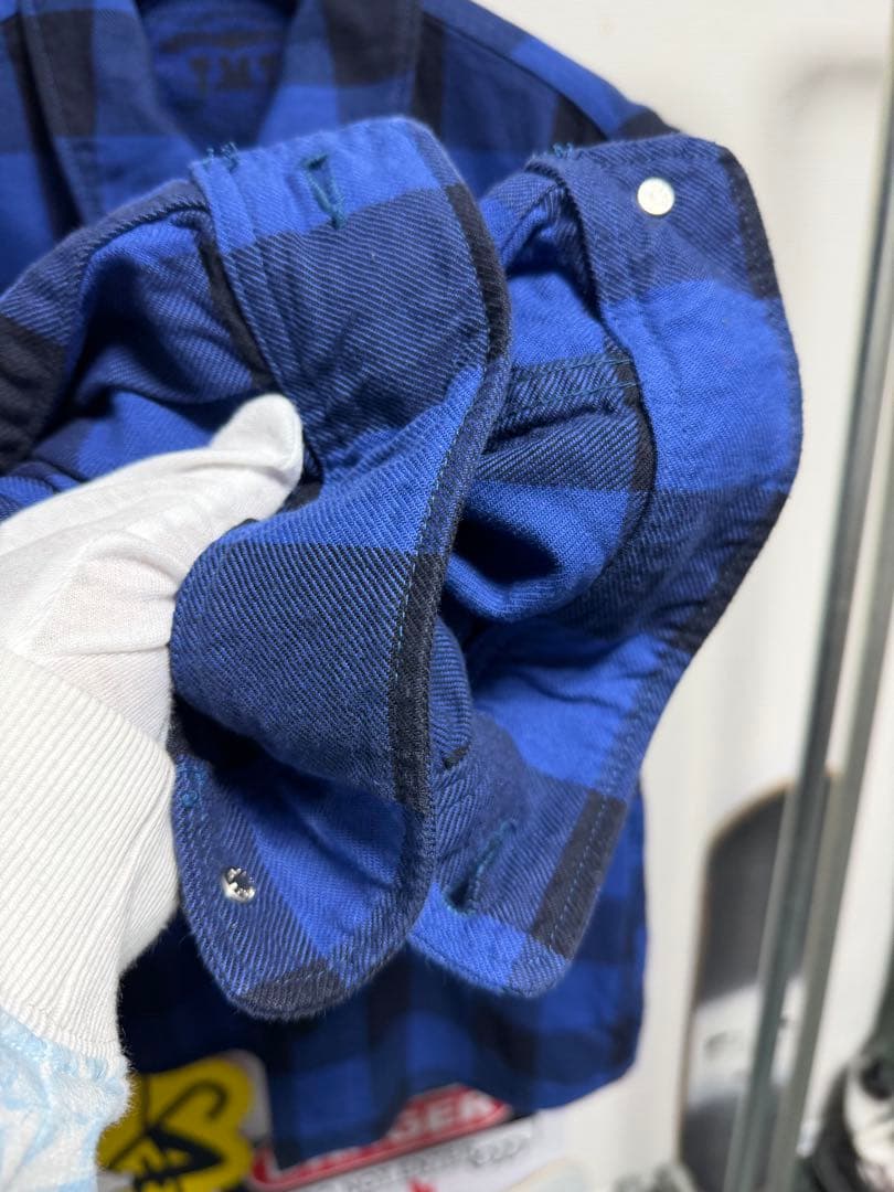 TMT PIECE DYED BUFFALO CHECK SHIRTS Lサイズ