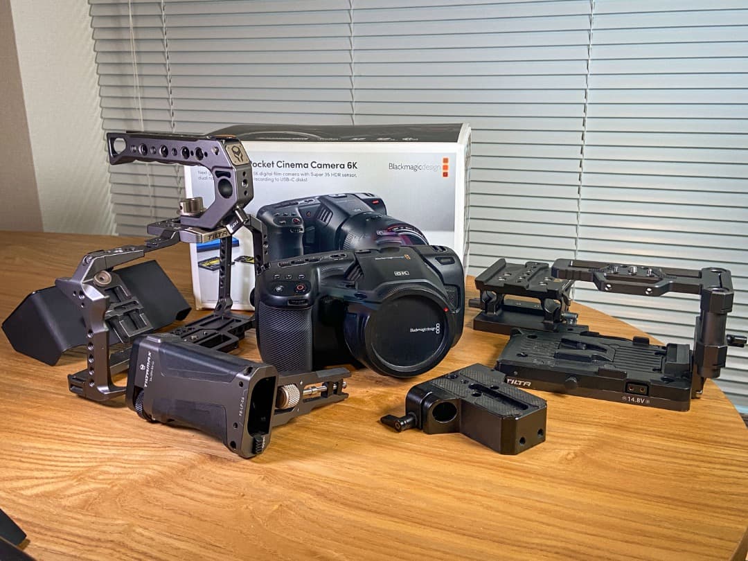 BMPCC6K （EFマウント） TILTAケージ Vマウント 他フルセット