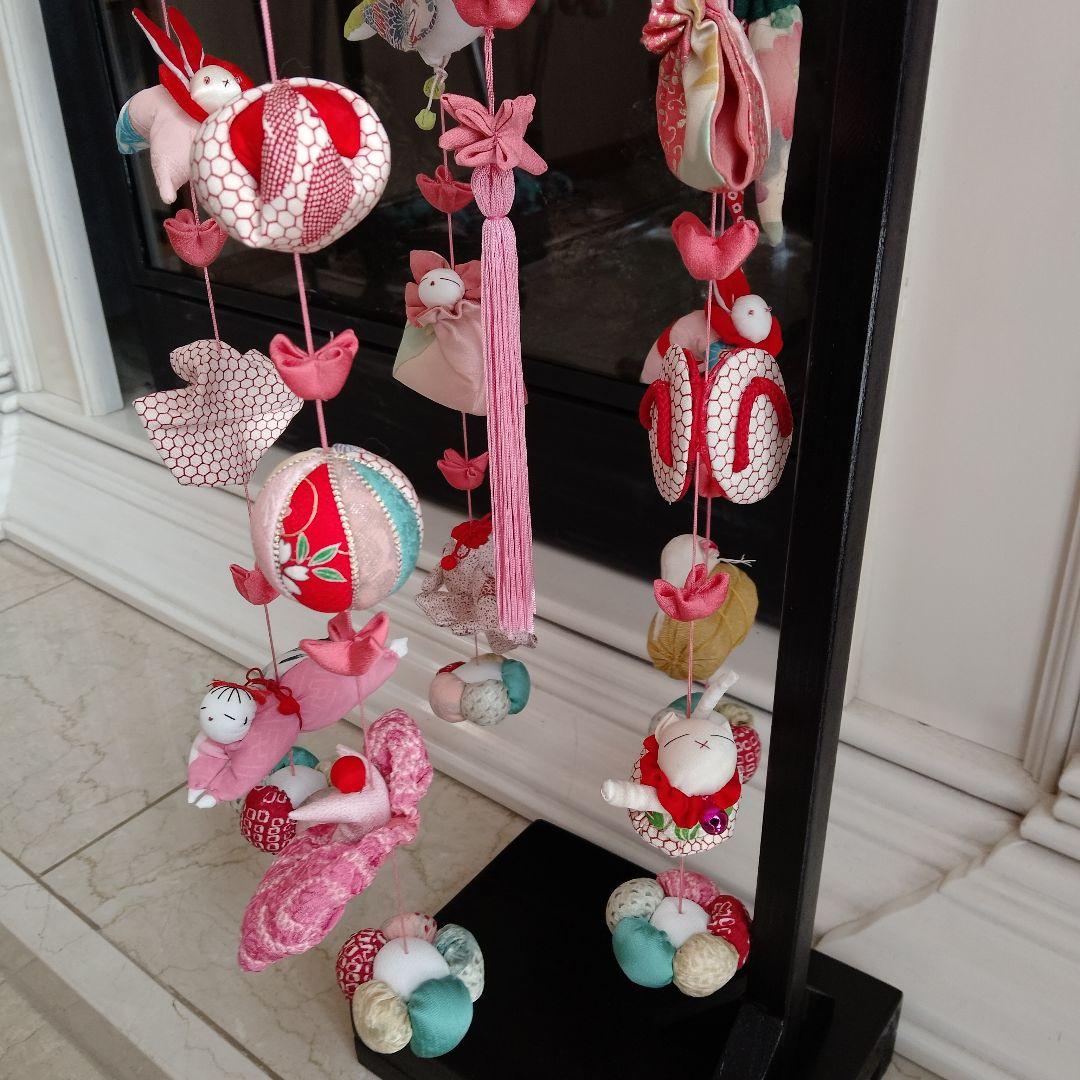 吊るし飾　台付　桜　ひな祭り