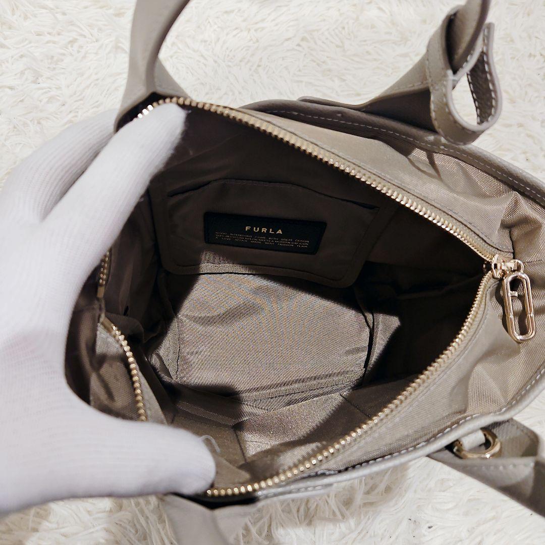 未使用級 FURLA フルラ 現行 ピューマ PIUMA ショルダーバッグ S