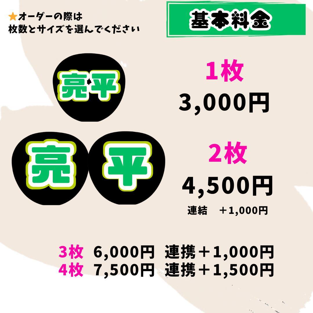 うちわ文字オーダー ぷっくり 連結うちわ 文字パネル 推し活 コンサート