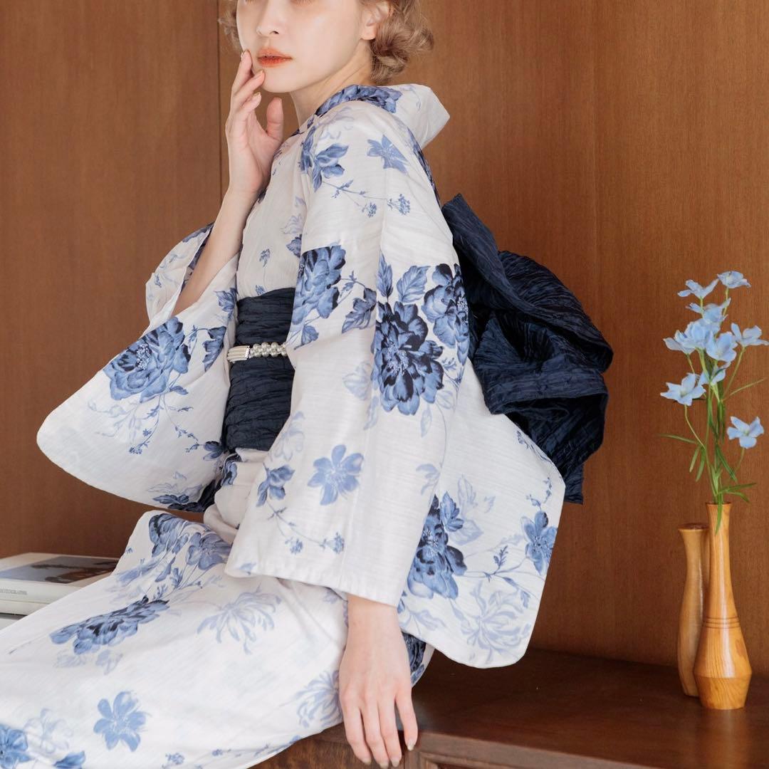 Dita 水彩の勿忘草色 浴衣