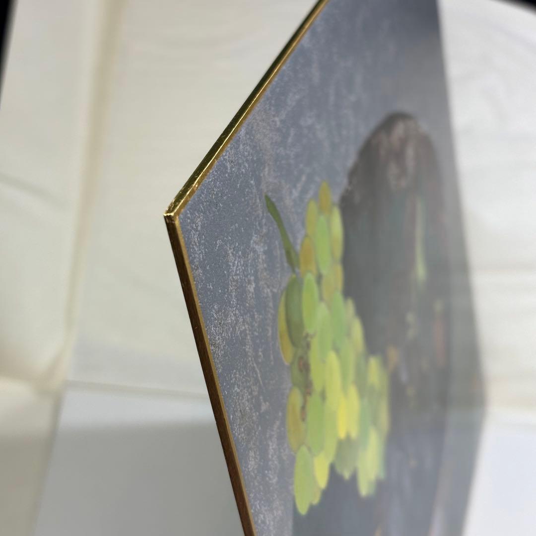 【美品】　百寿記念　小倉遊亀　古九谷鉢葡萄　日本画　美術品　工芸品　送料無料