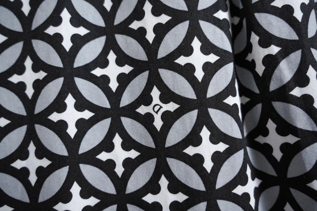 281t*美品 ドレステリア コットン オーバーラップサークルプリントスカート.