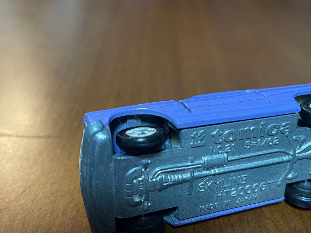 トミカ 日本製 1Aホイール 日産 スカイライン HT 2000 GT ハコスカ