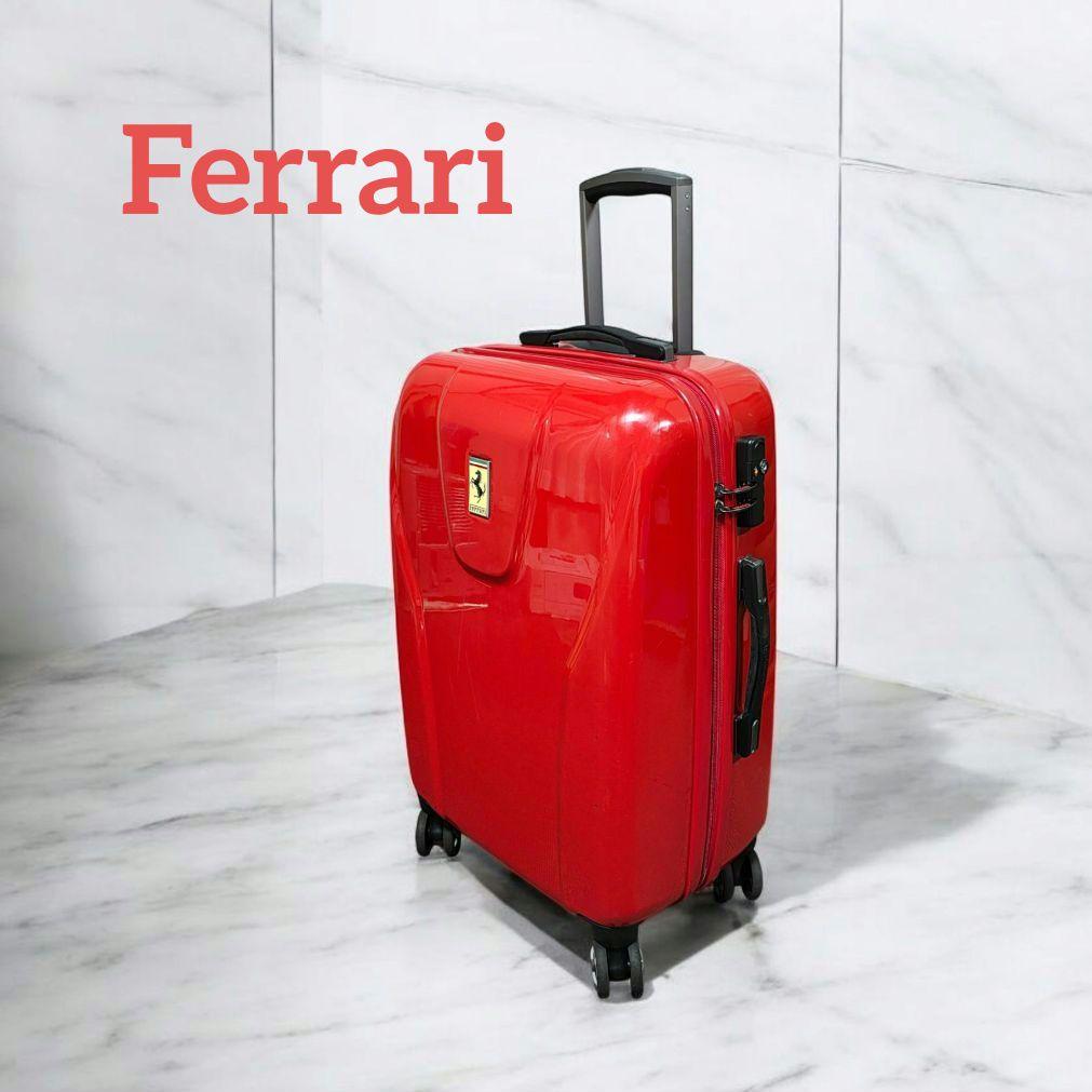送料込み⭐︎Ferrari 赤 キャリーケース 4輪希少 お 希少 Ferrari