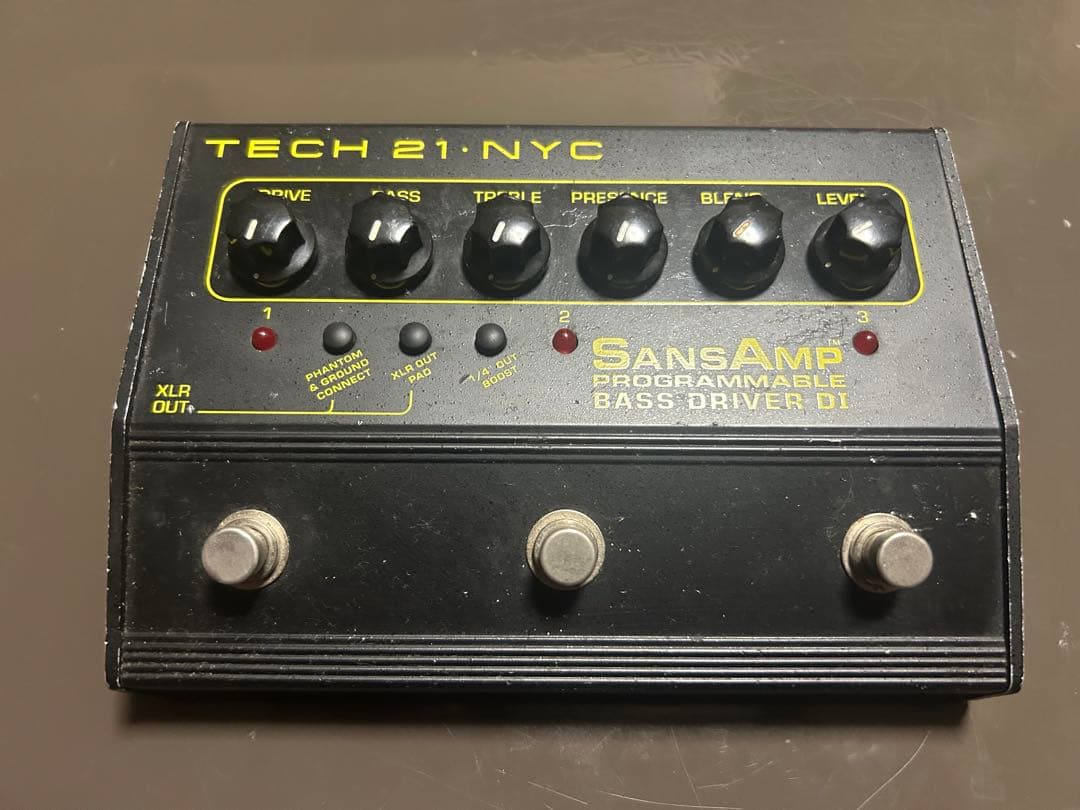 ギター Tech21 SansAmp Programmable Bass D Tech 21 SansAmp Programmable Bass Driver Direct Input - What To