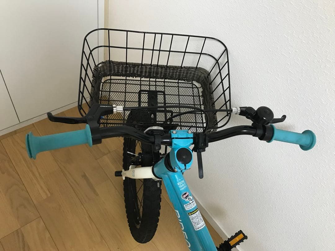 RIDEOASIS ヨツバサイクル 18インチ キッズ水色 RIDEOASIS ヨツバ