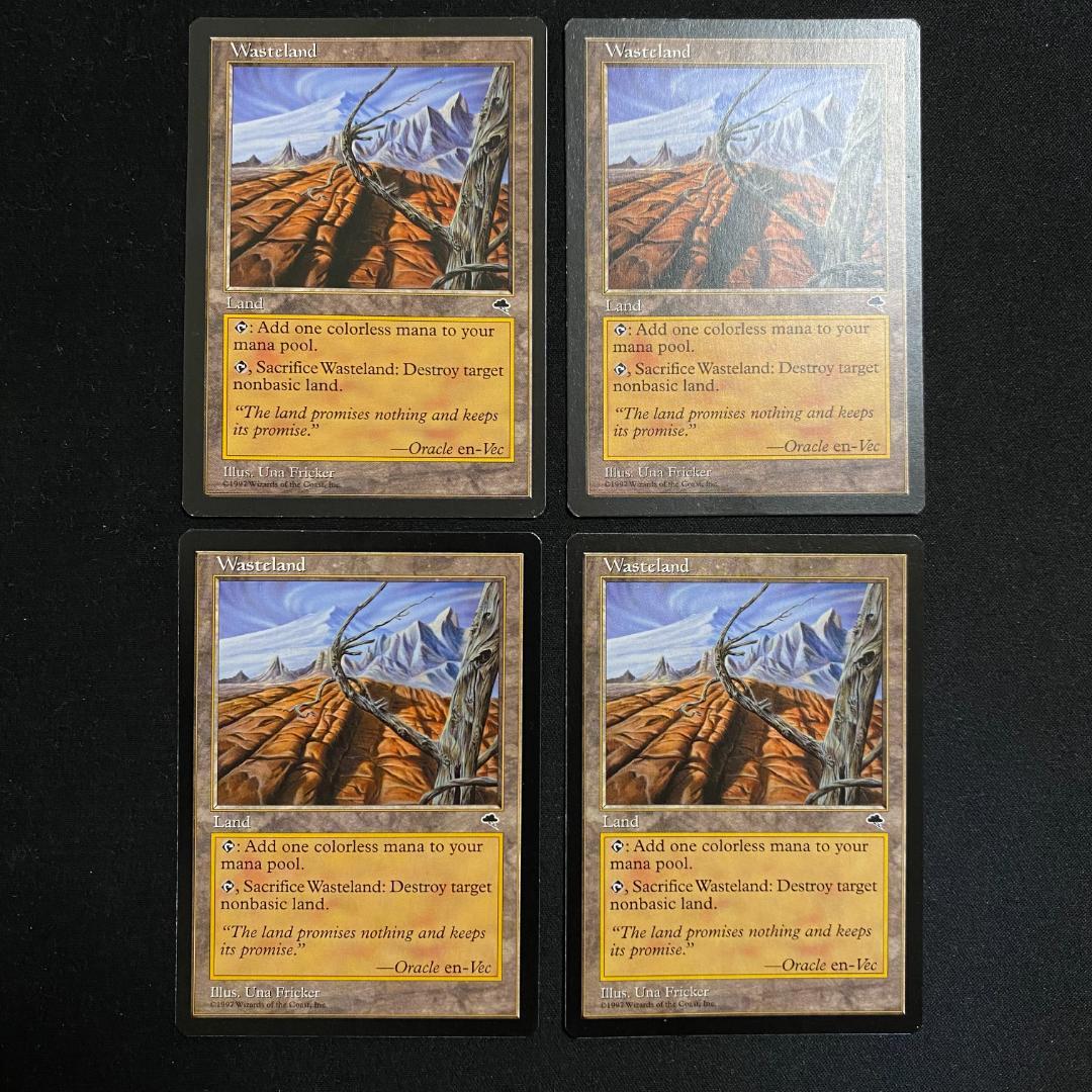 MTG 4枚 不毛の大地