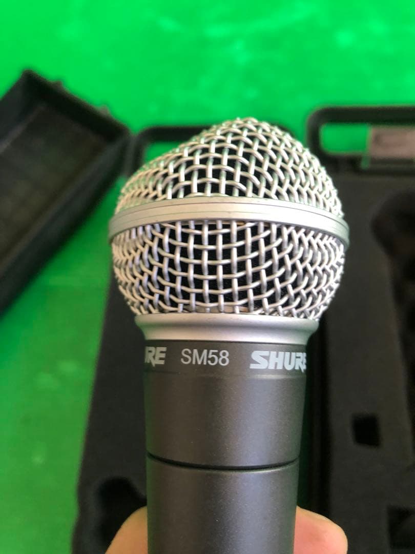 SHURE SM58 ダイナミックマイク 2本セット 動作未確認