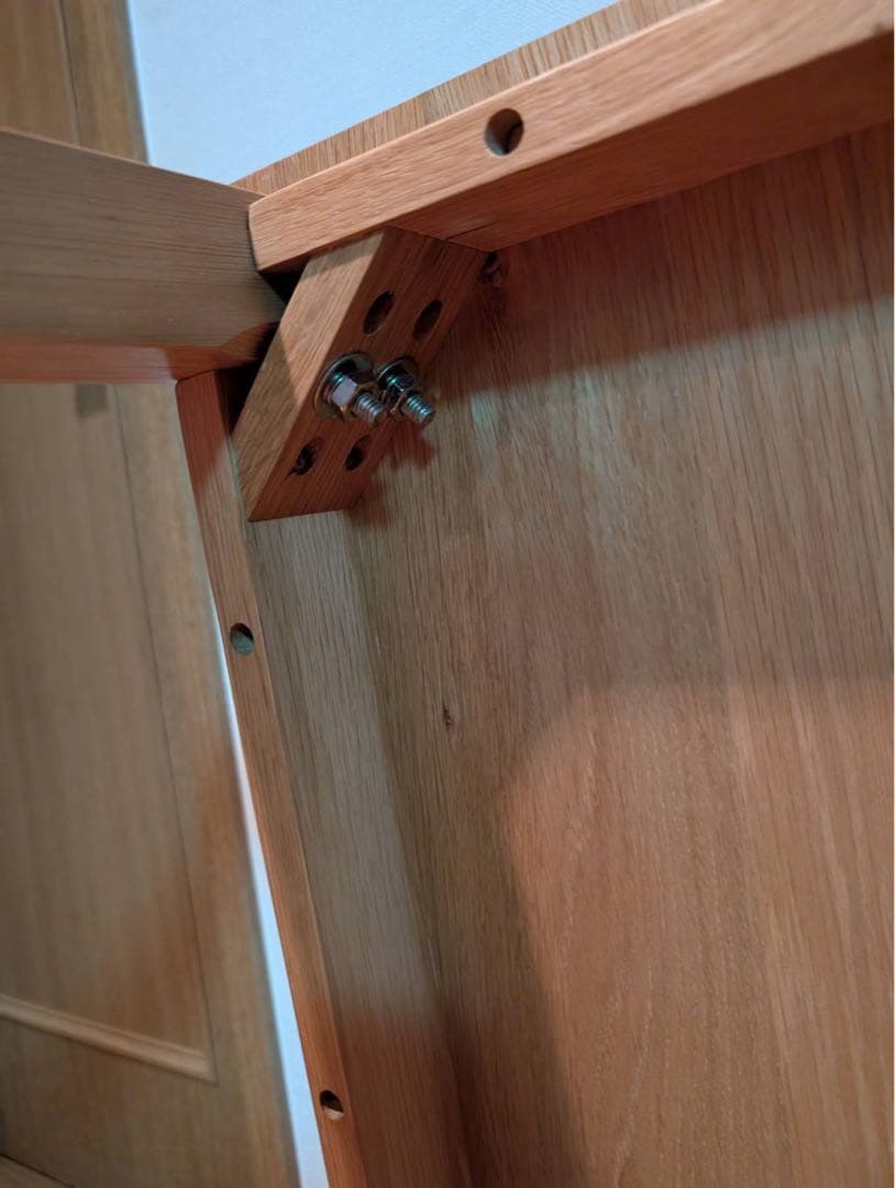 ■送料込■無印良品 正方形 木製デスク 天然木 タモ材 廃盤 机 ダイニング