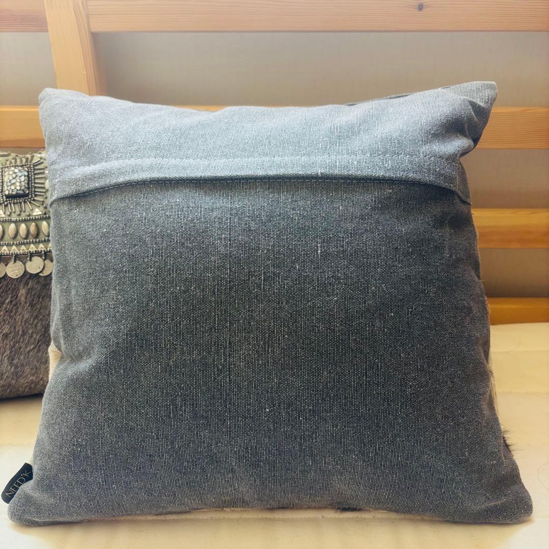 【新品同様/展示品】NEEDK ニーディック クッションカバー 牛革 レザー