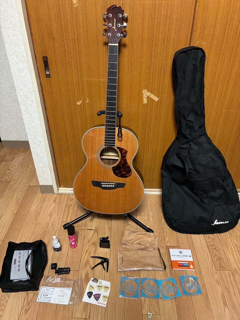 James J-500A OVANAT エレアコ アコギ ！