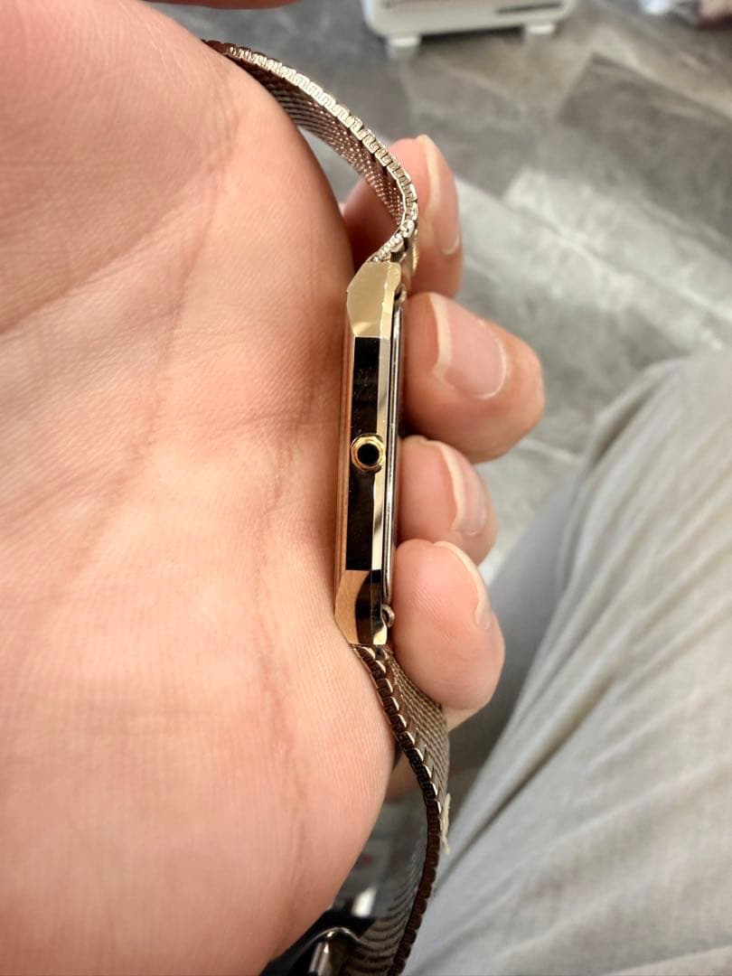 SEIKO Dolceセイコー ドルチェ腕時計ゴールド スクエアケース動作品