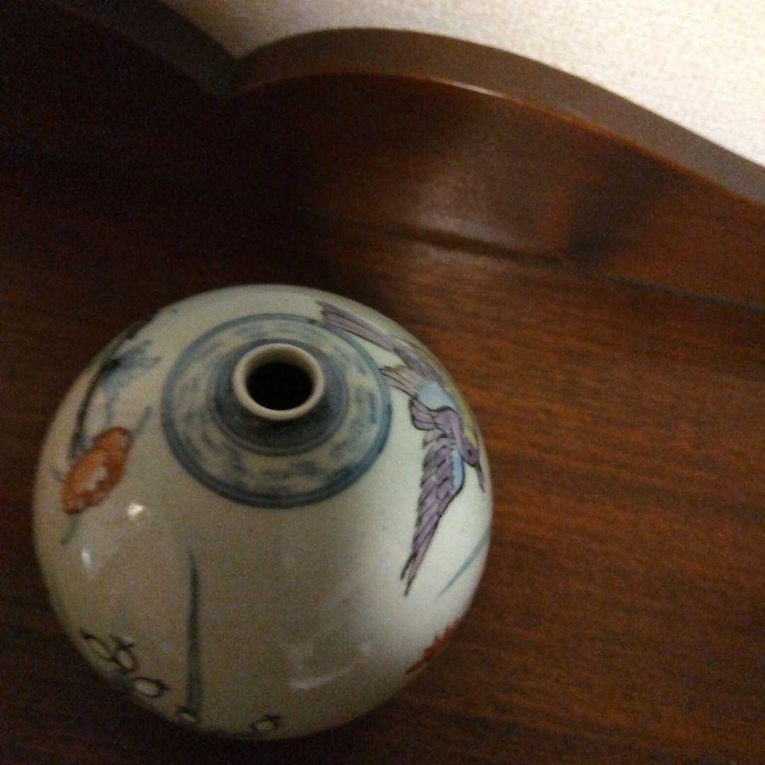 染錦花鳥文つぼ 六代佐藤走波作 - メルカリ