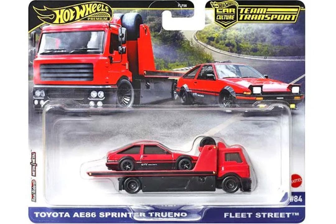 ホットウィールチームトランスポートトヨタAE86スプリンタートレノ