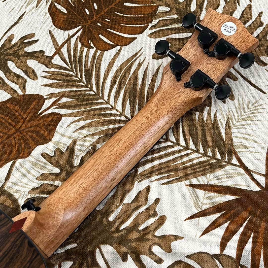 【高級材】Smijer黒檀材とシャム柿のソプラノ・ウクレレ【ウクレレ専門店】