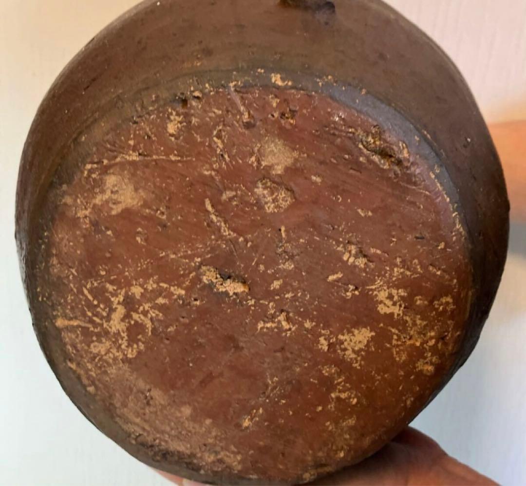 希少 種子島 よきの焼 壺 江戸時代 花瓶 置物 骨董品 古美術品 能