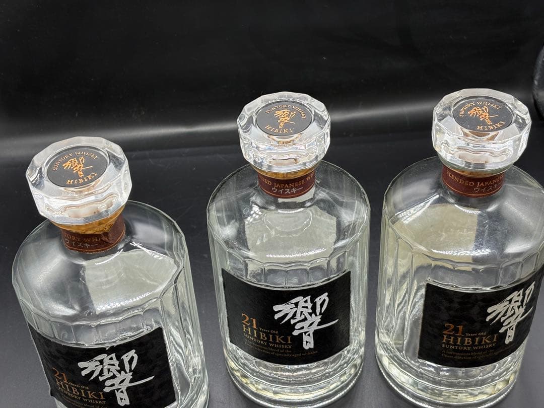 サントリー ウイスキー 響21年6本 空瓶&カートンダンボール