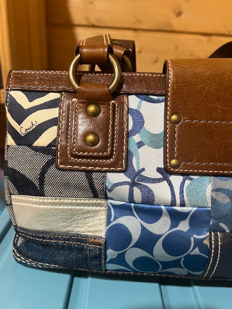 パッチワークデザイン ハンドバッグ