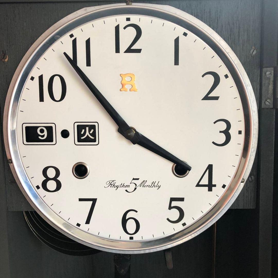 専用　壁掛け時計リズムの30日巻掛時計 ＊マンスリー5シリーズ