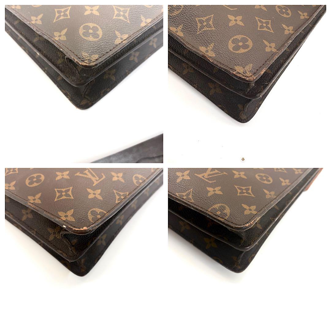 【美品】 VUITTON　セルヴィエット　A4可　コンセイエ　ビジネスバック