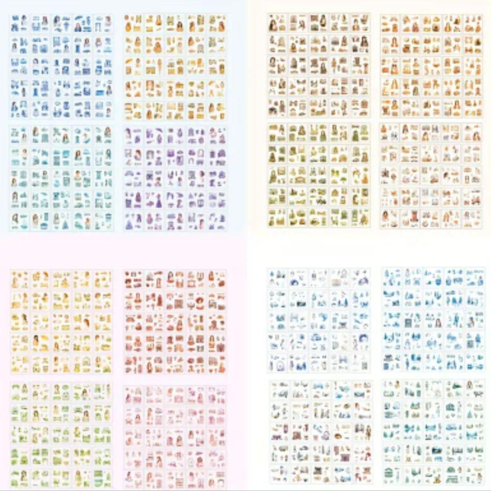 コラージュ PETテープ 箱入りステッカー10点