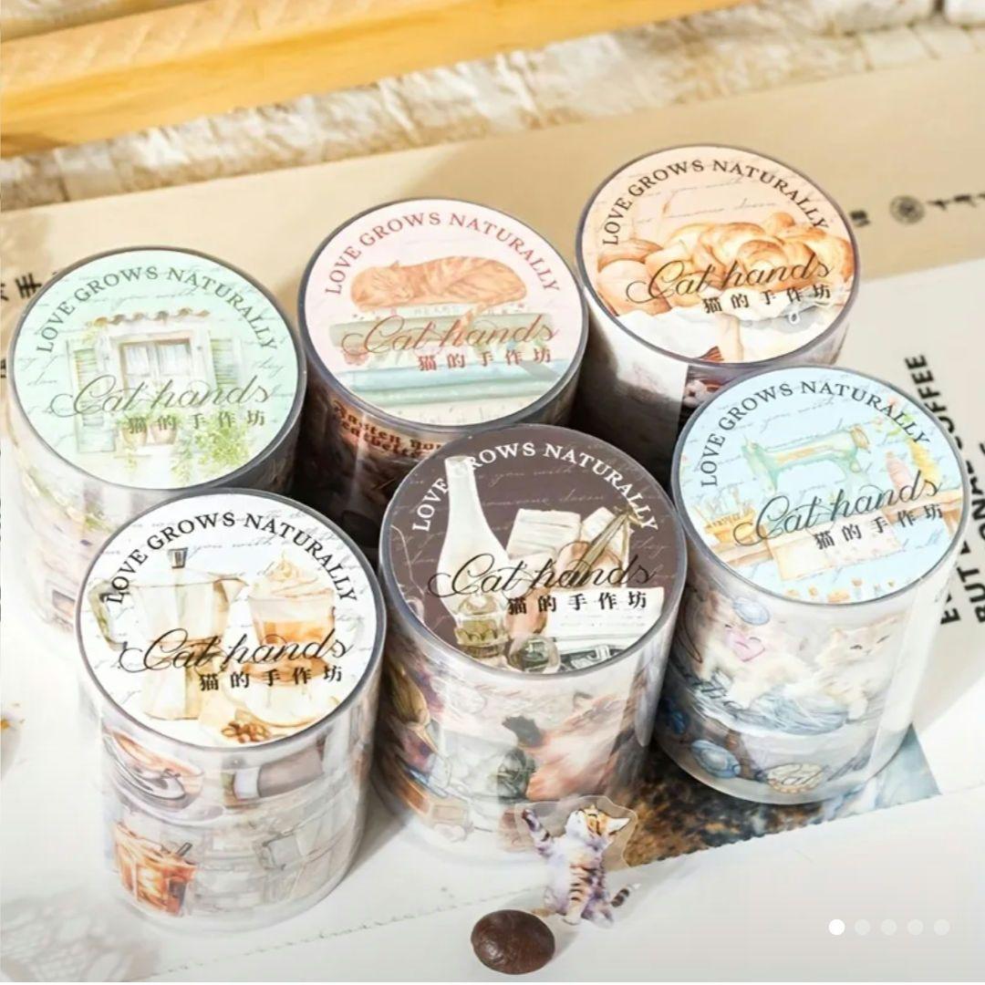 コラージュ PETテープ 箱入りステッカー10点