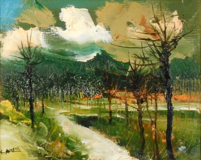 小松明　 　　青い日・越後。