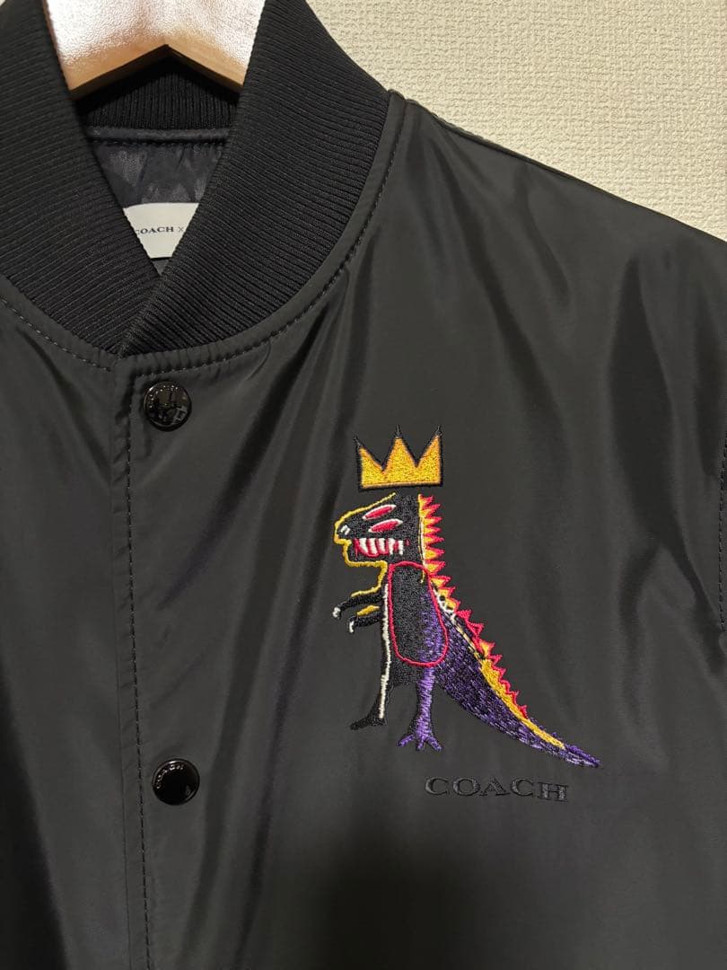 COACH バスキア コーチ ナイロン ジャケット ブルゾンMA-1 M - メルカリ