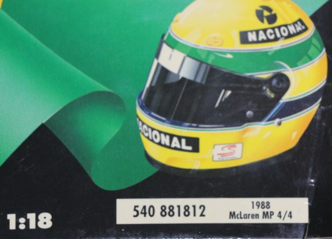 貴重ビックスケール１／1８マクラーレン・ホンダMP4／4　セナ・コレコレ　中古品
