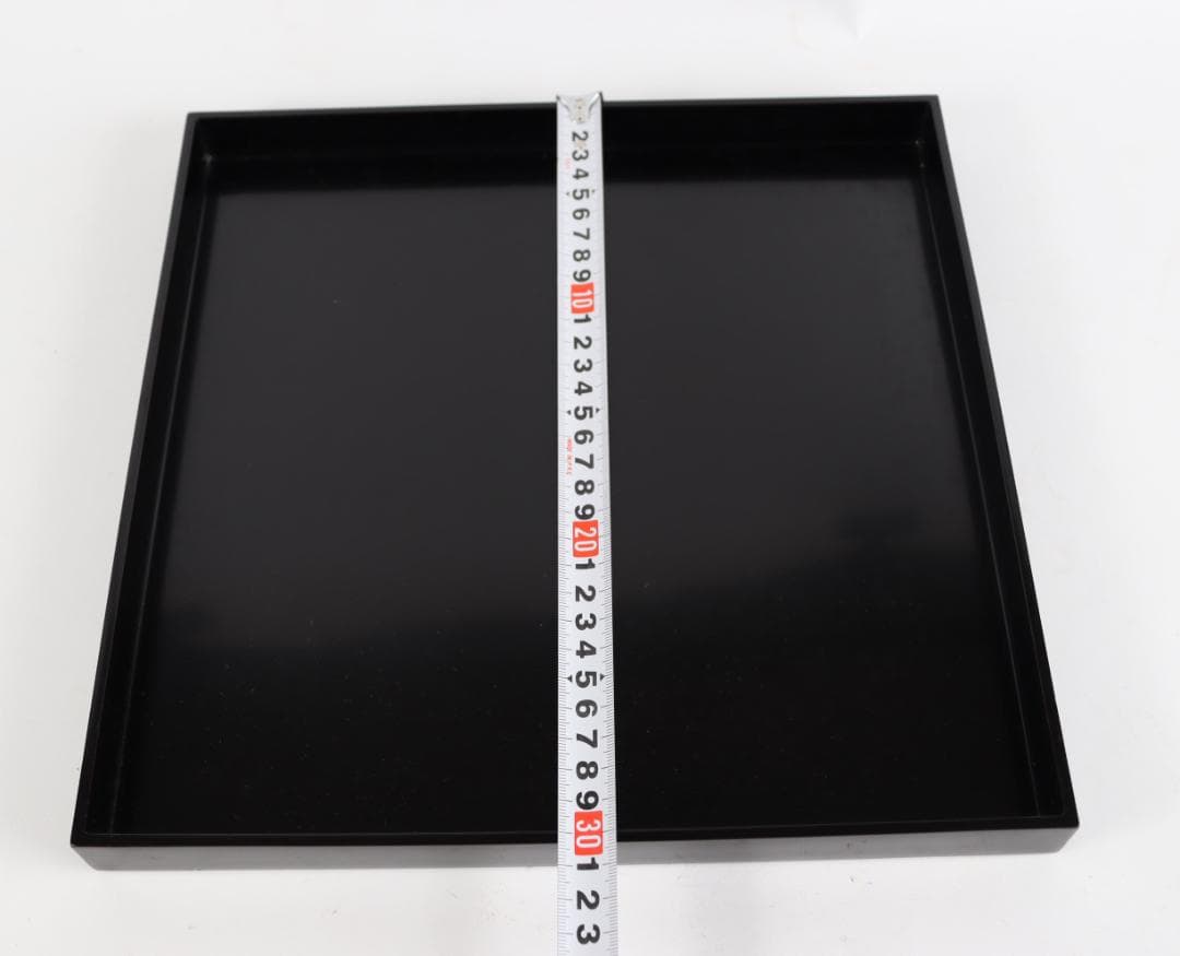 茶道具 平安堂 黒塗 会席膳　五枚 懐石 四方