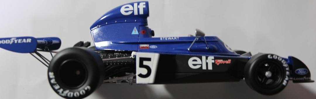 貴重ＴＳＭモデル製ティレル・フォード００６　１９７３ドイツＧＰWIN 1/18