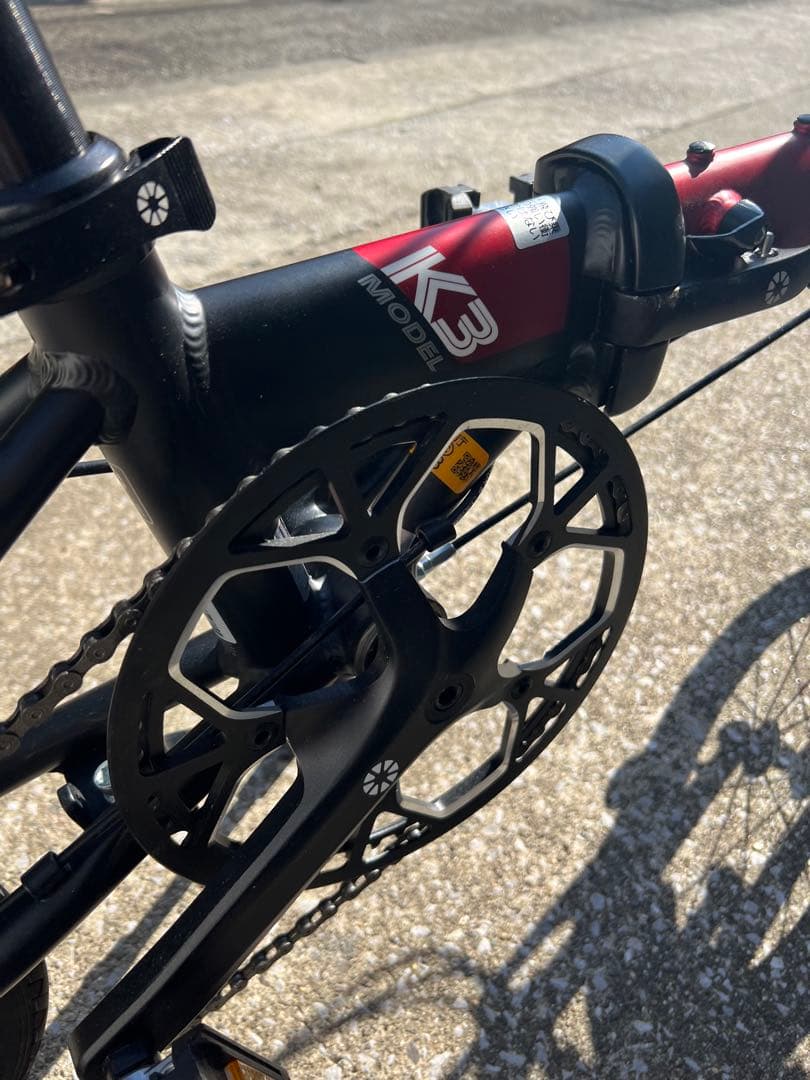 K 【美品】DAHON ダホン K3 アルミ 折りたたみ自転車