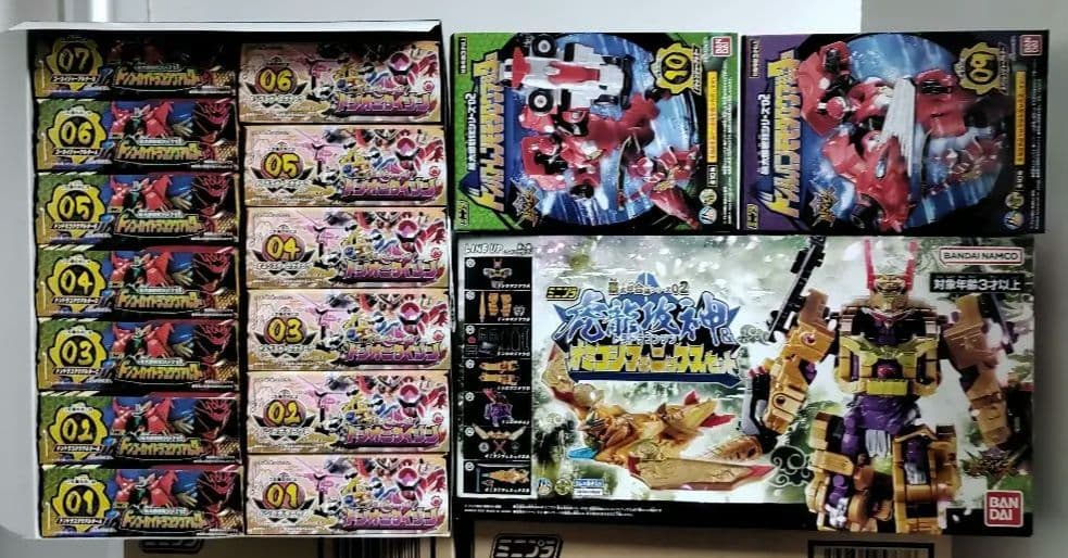 未開封品　ミニプラ　ドンオニタイジン　他　合計8点　暴太郎戦隊ドンブラザーズ