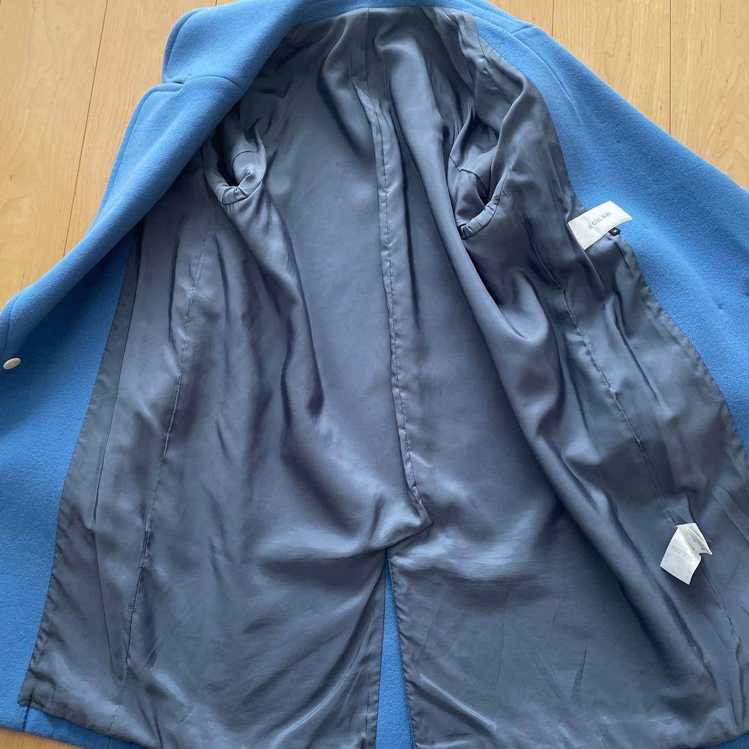 LE CIEL BLEU ブルー チェスターコート 36の通販はau PAY マーケット