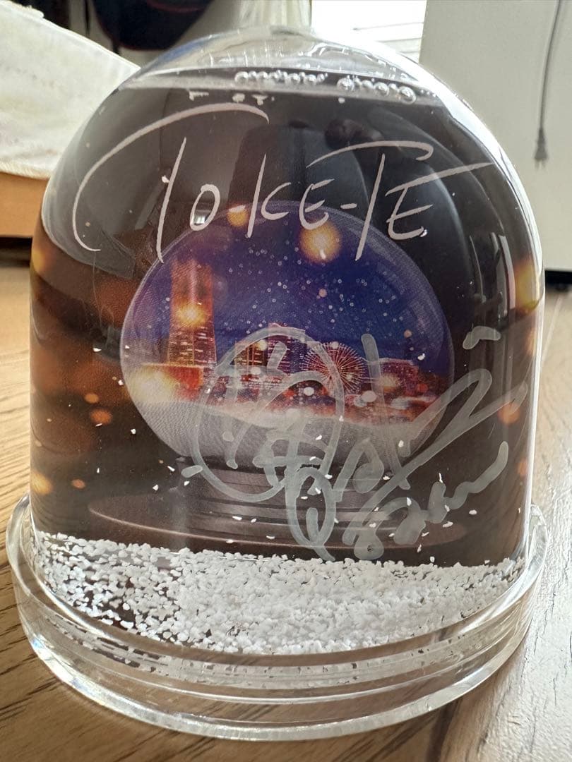 HAN-KUN サイン入りスノードーム ONLINE限定】スノードーム / ジンジャーブレッドマン / 木製台座