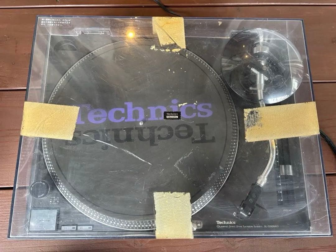 Technics SL-1200MK3-K 動作品 SHURE M44G付