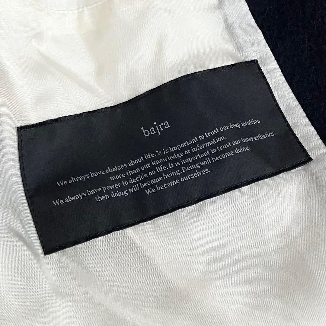 bajra バジュラ アンゴラ ウール チェスターコート ブラック 3 - メルカリ