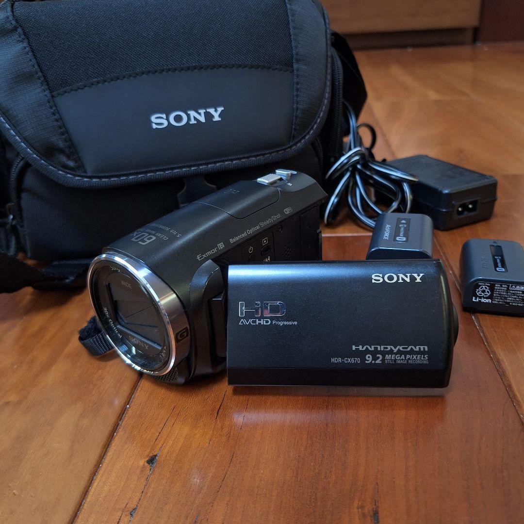 ソニー　ハンディカム　HDR-CX670 大容量バッテリー付 Amazon | SONY HDビデオカメラ Handycam HDR-CX670 ピンク 光学30倍