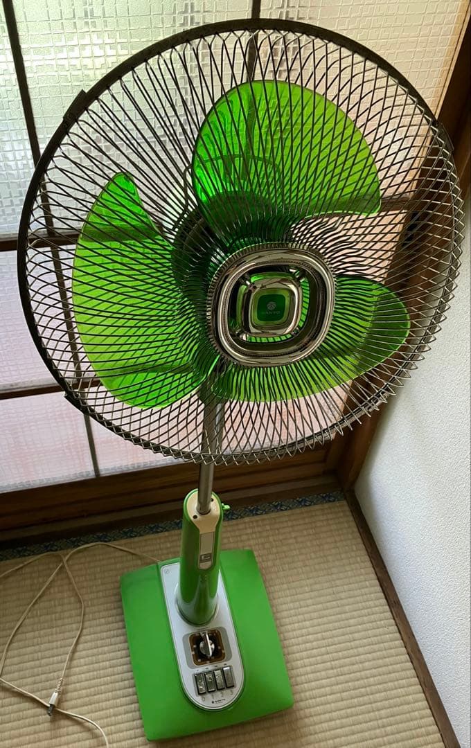 動作品 SANYO EF-A30GL 扇風機 昭和レトロ サンヨー FAN 岐阜発 昭和