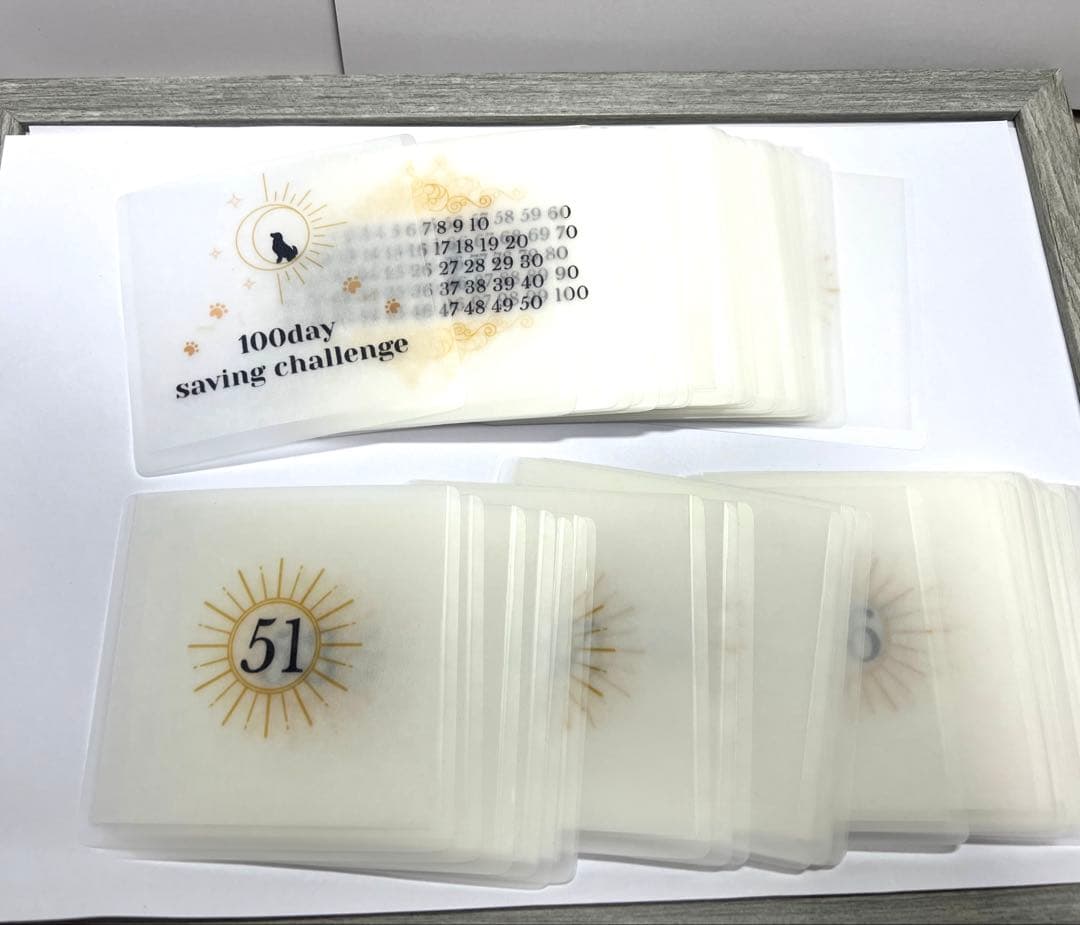 再販＊100日リフィル＊犬＊太陽＊貯金＊ saving＊韓国＊