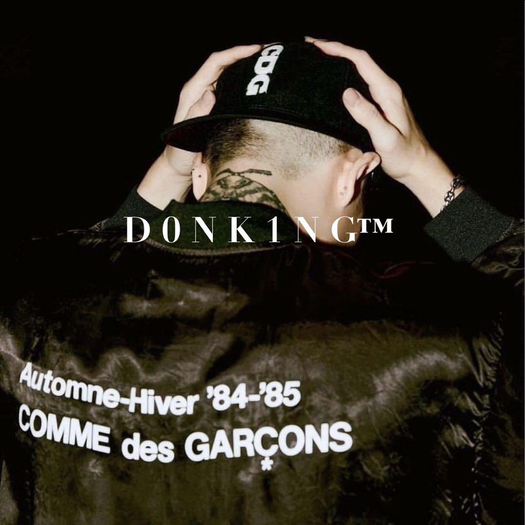 G-DRAGON ヨンジュン着用 コムデギャルソン CDG 縦ロゴ CAP 新品