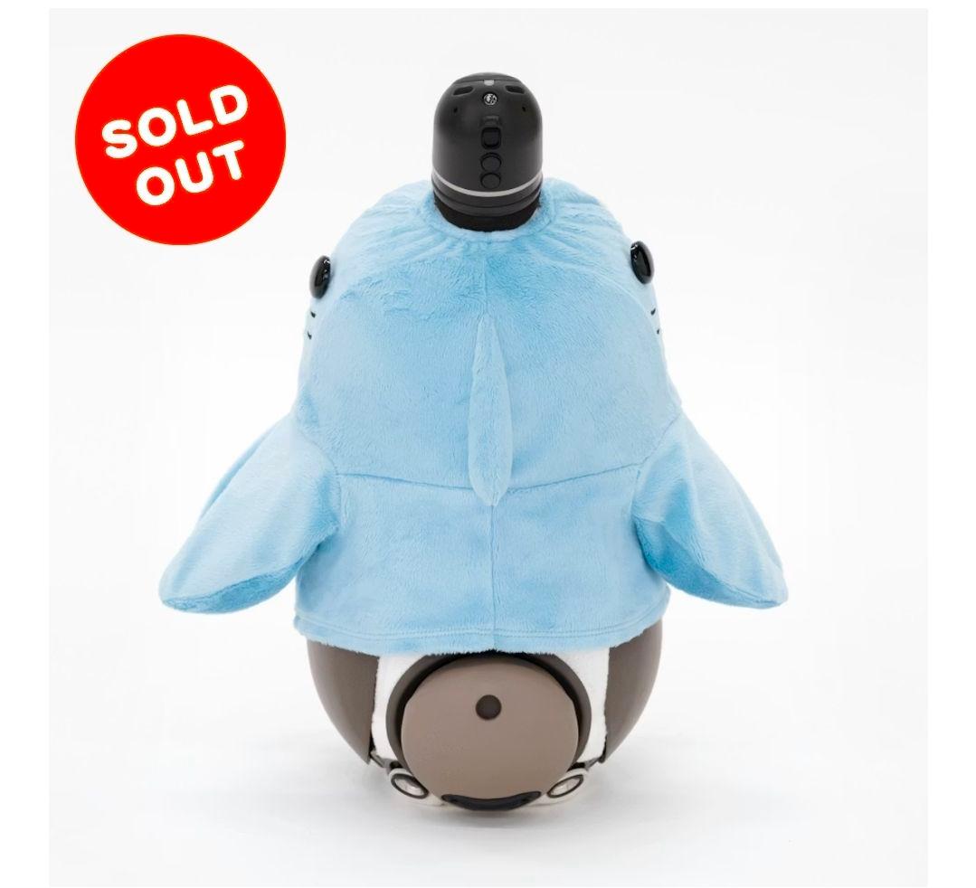 ラボット がぶっとサメベロアカットソー 完売品 ライトブルー lovot