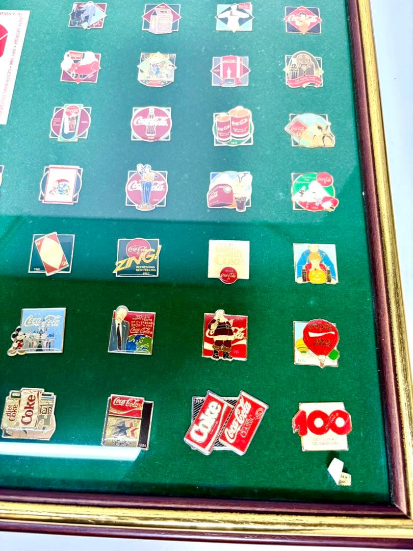 コカコーラ100周年記念 ピンバッジ コレクターズセット 1886-1986