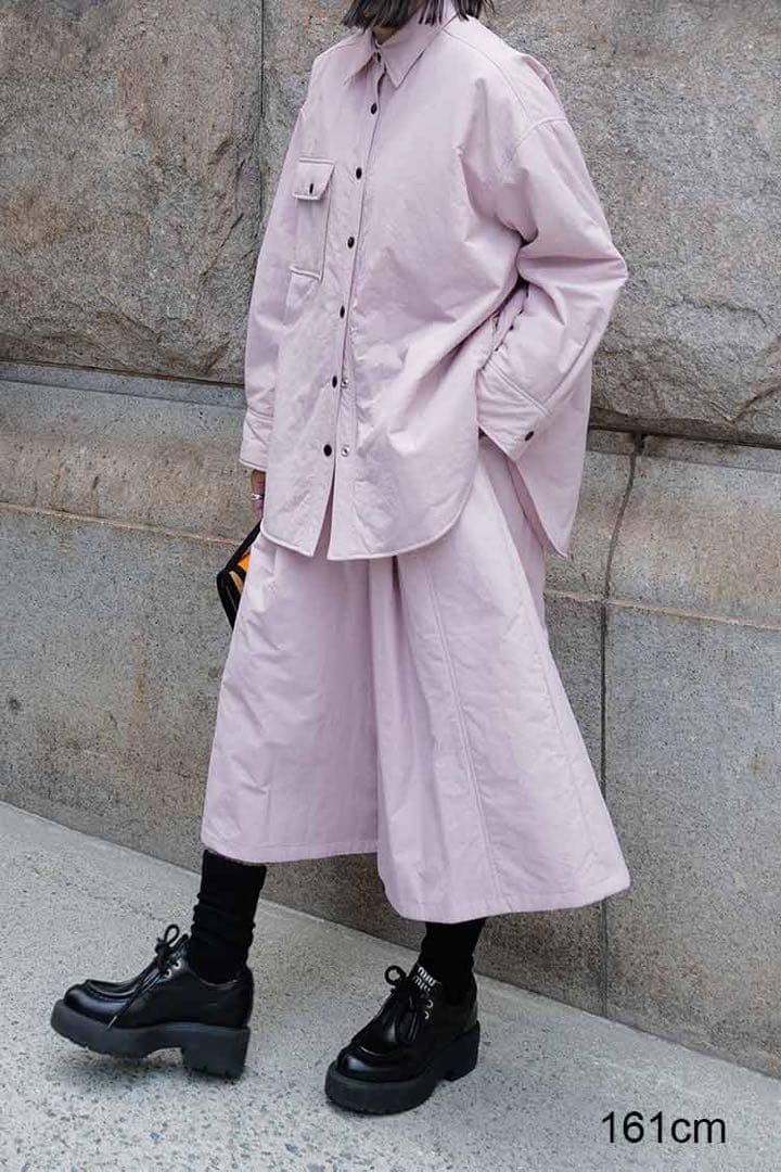 MACHATT パファーキュロットパンツ／セットアップ対応