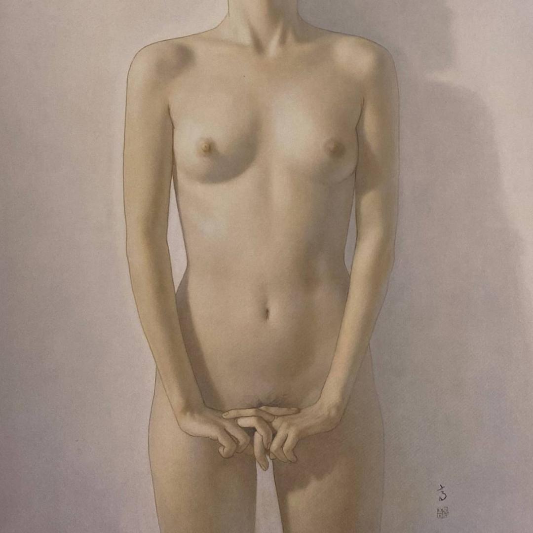 高塚省吾、【南回帰線】、希少な額装用画集画、新品高級額 額装付