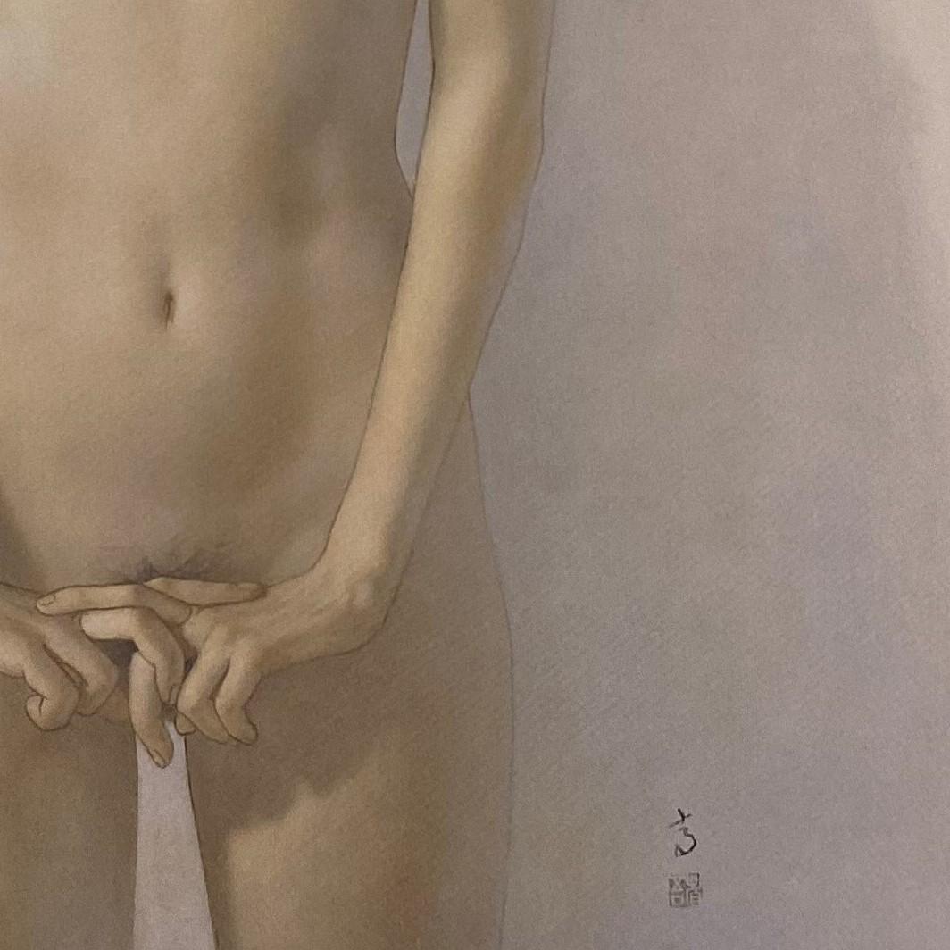 高塚省吾、【南回帰線】、希少な額装用画集画、新品高級額 額装付