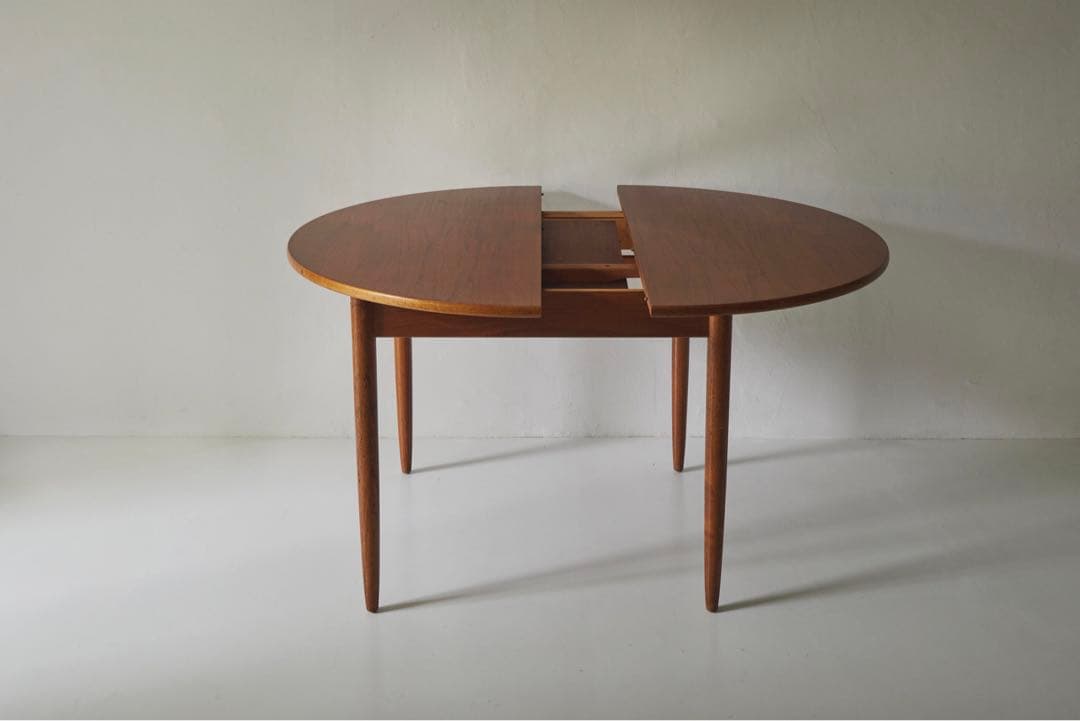 伸縮ダイニングテーブル　イギリスアンティーク　エクステンション